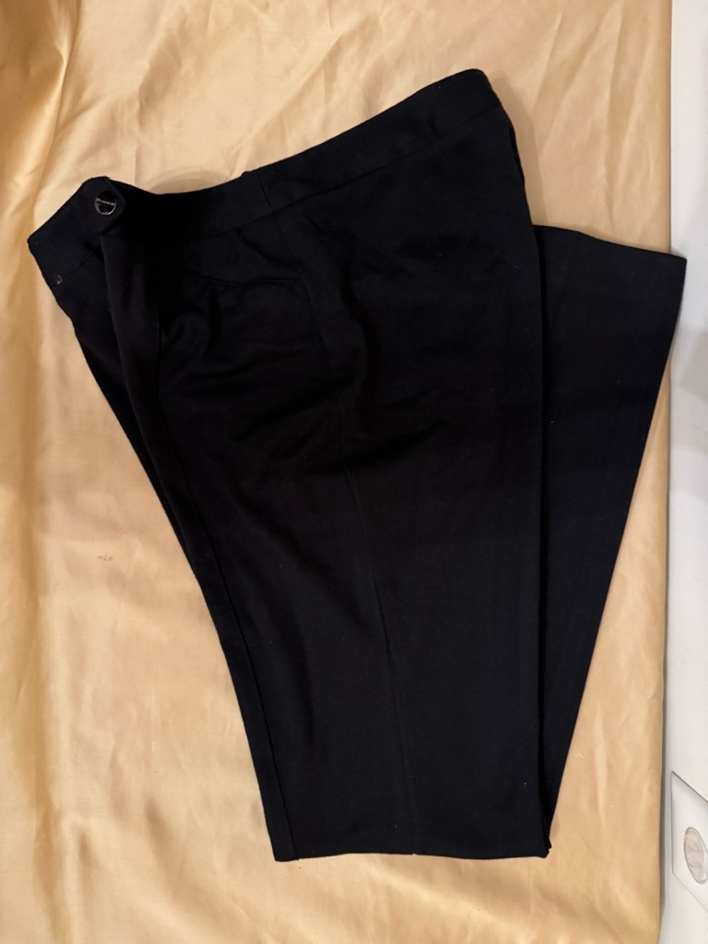 Jones New York Signature Black Dress Pants Women Straight Leg Stretch Slacks